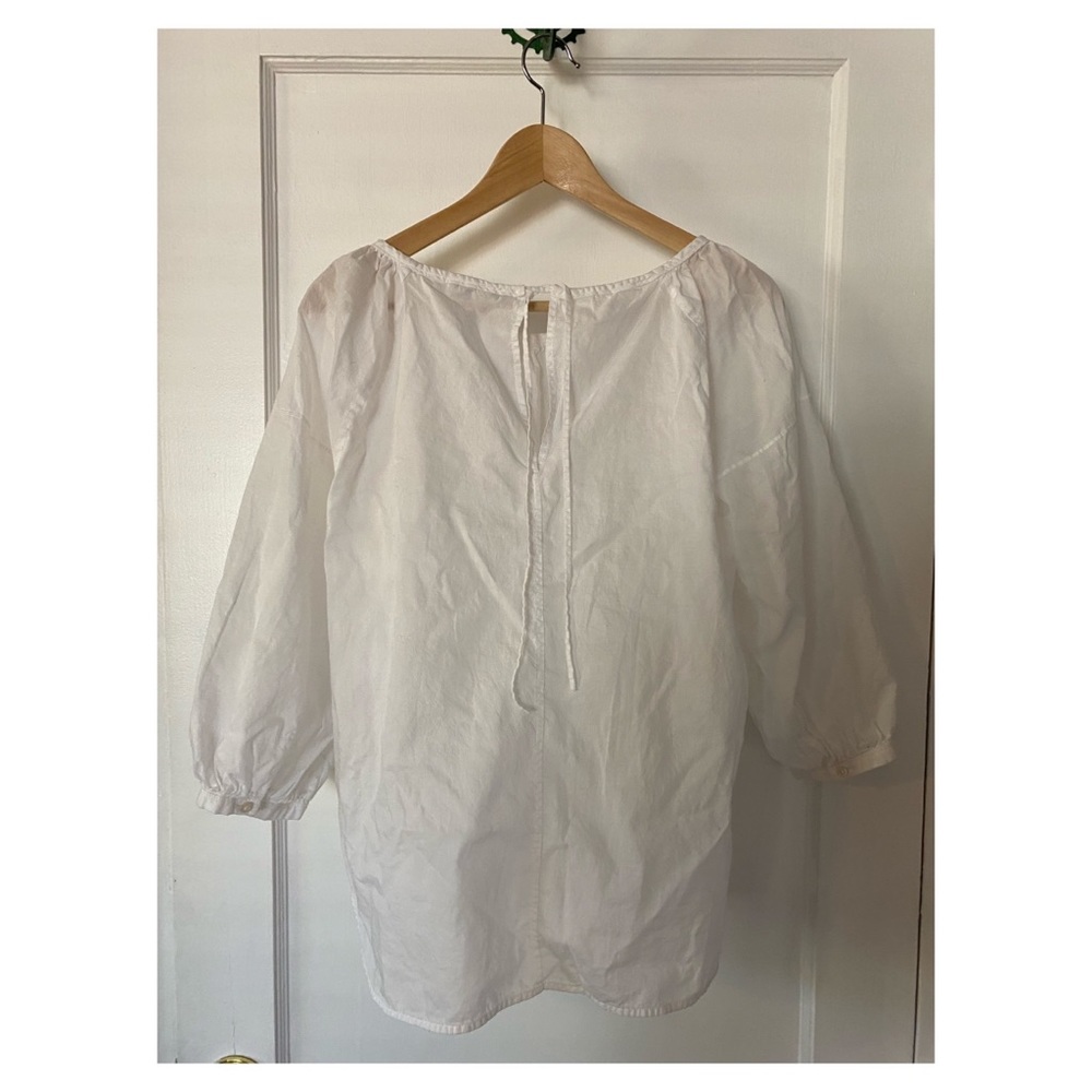 Everlane puff sleeve blouse